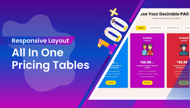 All In One Pricing Tables - 1