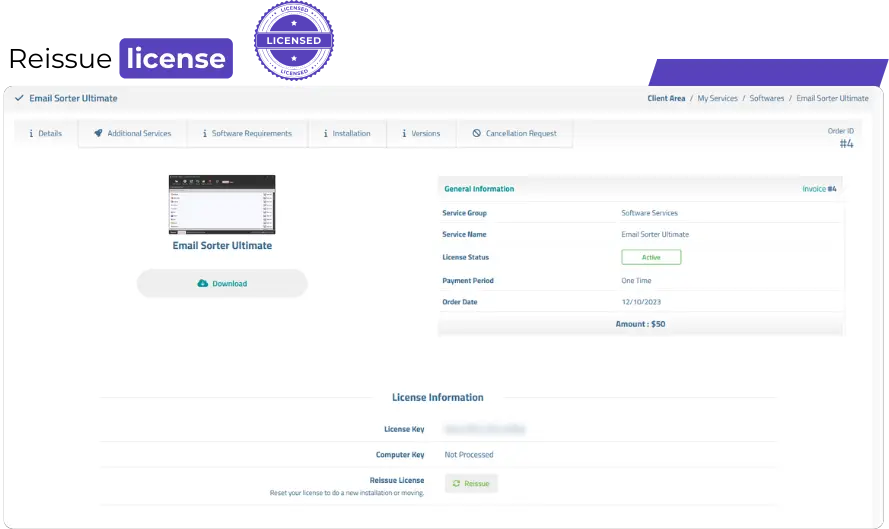 Instantly reissue your license online Instantly reissue your license online